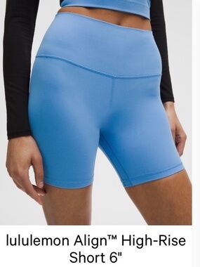 LULULEMON Shorts in Pool Party Light Blue
